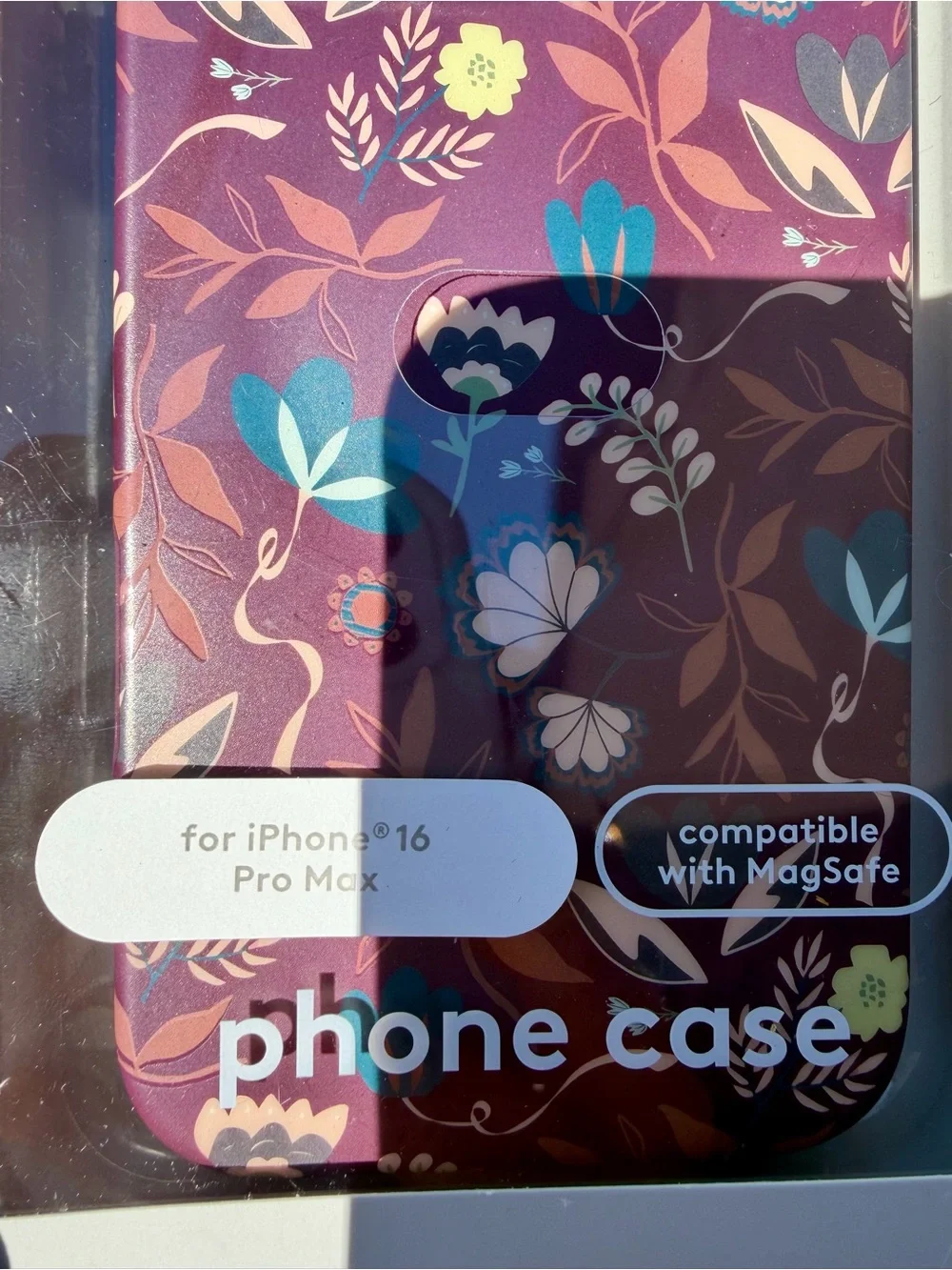 heyday NEW Floral Artist Series Phone Case for iPhone 16 Pro Max - Plum 💕💜